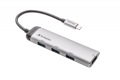 Verbatim Usb-C Multiport Hub 4-Port Usb 3.2 Gen 1 Type A(49147)