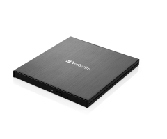Verbatim Ultra Hd 4K External Slimline Blu-Ray Writer Usb 3.2 Gen 1/Usb-C(43888)