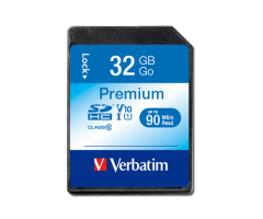 Verbatim 32GB 80Mb/S Premium U1 Sdhc Sd Card Class 10(43963)