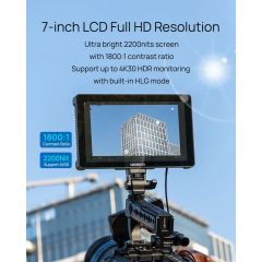 Shimbol Memory 7 Pro 7'' 4K HDMI/3G-SDI 3D LUT Output Dokunmatik Kayıtçı Monitör