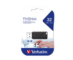 Verbatim 32GB Pinstripe Usb 2.0 Drive(49064)