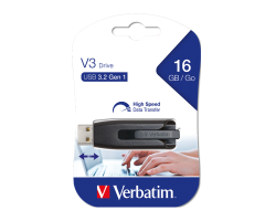 Verbatim 16GB Store&Go Usb-A 3.2 Flash Bellek Siyah Renk (49172)