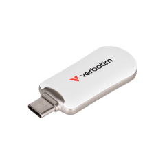 VERBATIM 30229  Plectra USB-C Flash Drive White 128GB