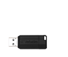 Verbatim 128GB Pinstripe Usb-A 2.0 Flash Bellek Siyah Renk(49071)