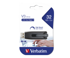 Verbatim 32GB Store&Go Usb-A 3.2 Flash Bellek Siyah Renk(32173)