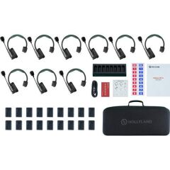 Hollyland Solidcom SE Pro-9S Full Duplex Headset Intercom (9 Kişilik)