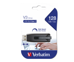 Verbatim 128GB Store&Go Usb-A 3.2 Flash Bellek Siyah Renk-(49189)