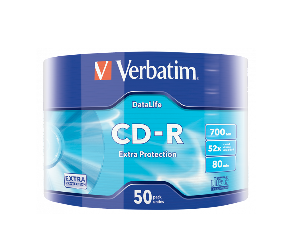 Verbatim CD-R 52 X 700Mb 50 Pack(43787)