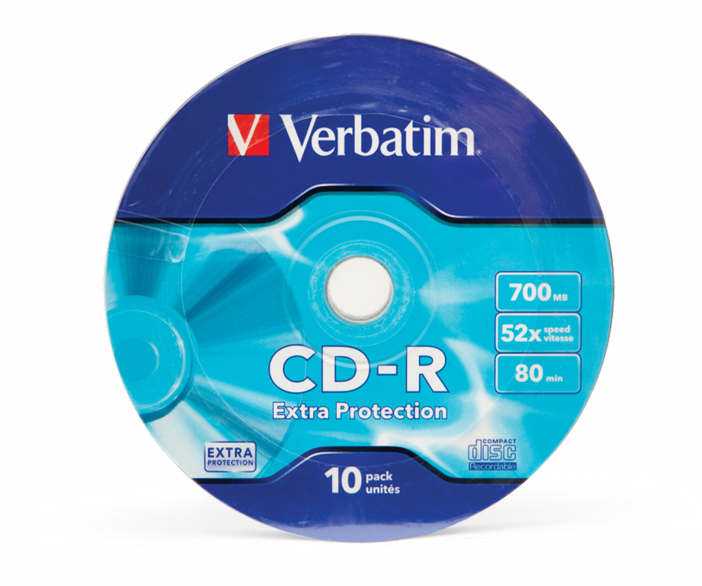 Verbatim CD-R 52 X 700Mb 10 Pack(43725)