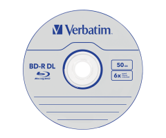 Verbatim Bd-R Dl 50Gb 6X 10 Pack(43746)
