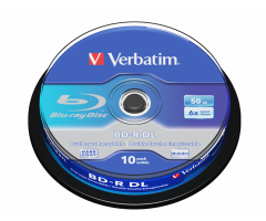 Verbatim Bd-R Dl 50Gb 6X 10 Pack(43746)