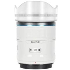 Sirui Sniper 23mm, 33mm & 56mm F1.2 APSC Auto-Focus Lens Kit (E Mount, White, Carbon Fiber)