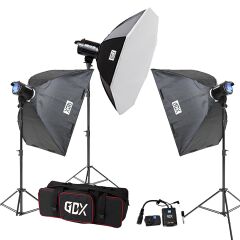 Gdx BM400 II W/S 3'lü Stüdyo Paraflaş SoftBox Seti