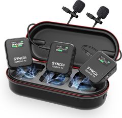 Synco G2(A2) Mega 2 Kişilik Kablosuz Yaka Mikrofon