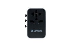 Verbatim Evrensel Seyahat Şarj Adaptörü UTA-04 61W PD3 3x Usb-A 2x Usb-C-(49546)