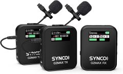 Synco G2(A2) Max 2 Kişilik Kablosuz Yaka Mikrofon