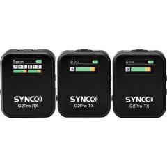 Synco G2A2 Pro 2 Kişilik Kablosuz Yaka Mikrofonu