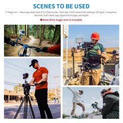 Neewer ST-15 5.9'' 15cm  1/4'' Vidalı Magic Arm