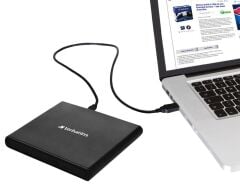 Verbatim External Slimline Cd/Dvd Writer Usb 2.0 (98938)
