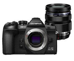 Olympus OM-D E-M1 Mark III 12-40 f/2.8 Fotoğraf Makinesi Kiti - Siyah