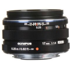 Olympus M.Zuiko 17mm 1.8 Black Objektif  V311050Be000