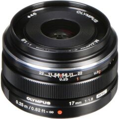 Olympus M.Zuiko 17mm 1.8 Black Objektif  V311050Be000