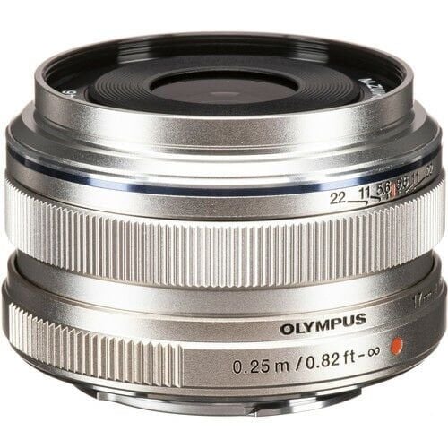 Olympus M.Zuiko 17mm 1.8 Silver Objektif  V311050Se000