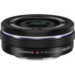 Olympus OM System 14-42mm Elektronik Zoom Pancake Siyah Objektif   V335370Bw000