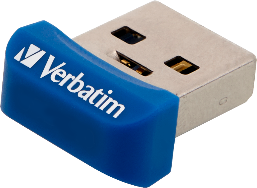 Verbatim 64GB Store&Stay Usb-A 3.2 Nano Flash Bellek Mavi Renk-(98711)