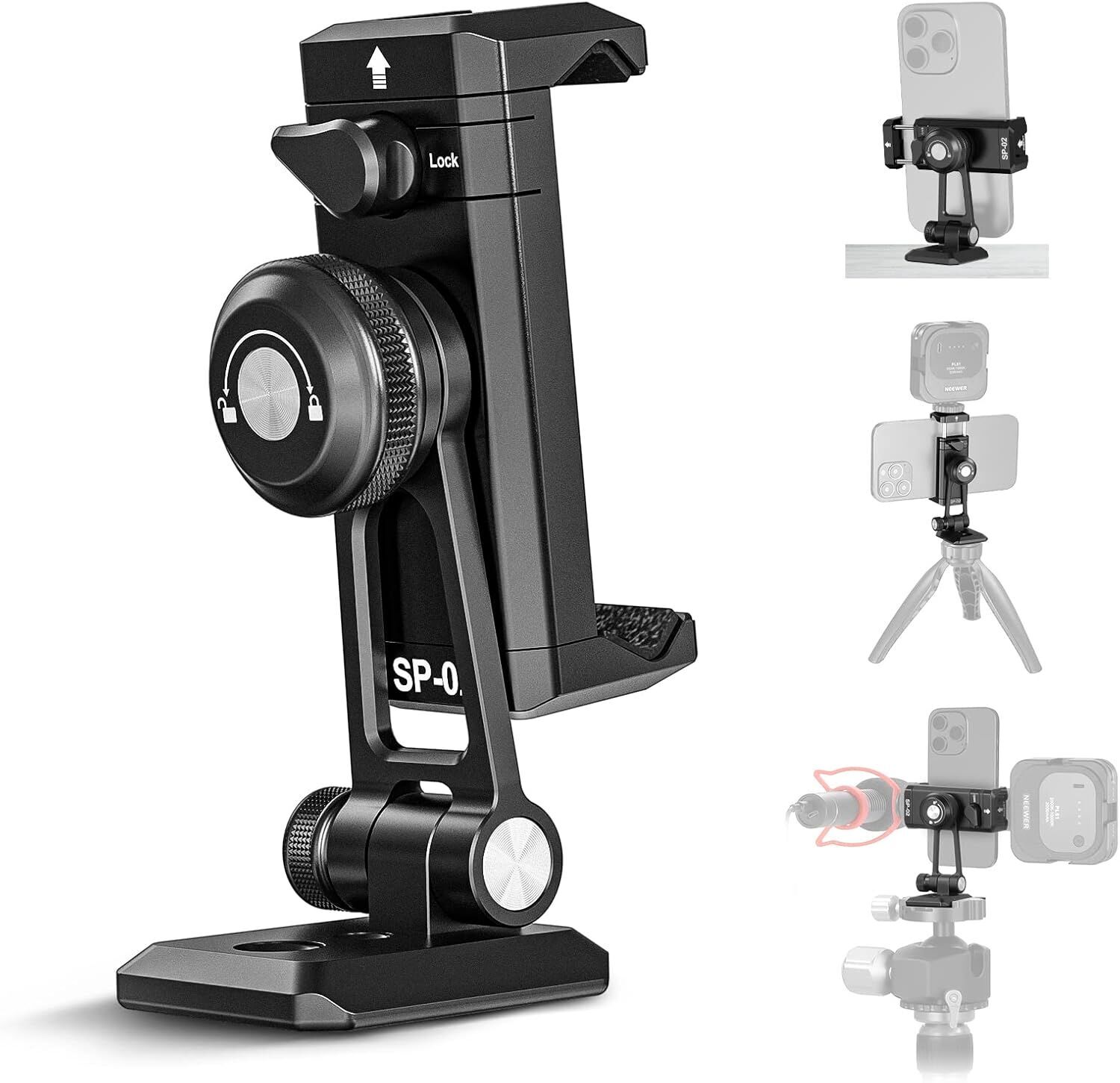 NEEWER SP-02 Akıllı Telefon Tutucu Tripod Montaj Adaptörü