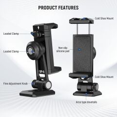 NEEWER SP-02 Akıllı Telefon Tutucu Tripod Montaj Adaptörü