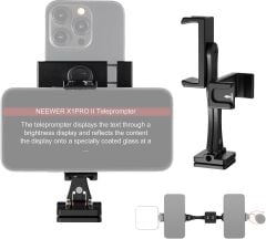 NEEWER SP-08 Metal Telefon Tripod Montaj Adaptörü (Çift Telefon Tutuculu)
