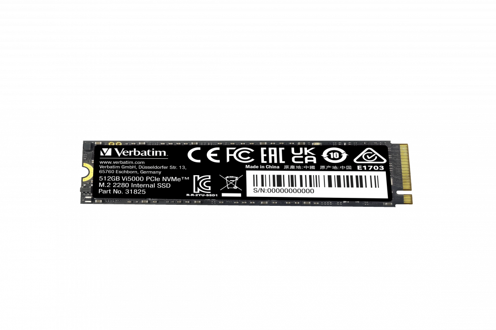 Verbatim 512GB Dahili M.2 SSD VI5000 PCIE4 4500MB/S - 5000MB/S-(31825)