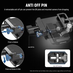NEEWER PS015 Pro Katlanabilir V-Mount Batarya Plakası