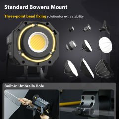 COLBOR 220W Bi-Color COB LED Video Işığı