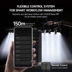 Colbor CL120R 120W RGB COB LED Video Işığı