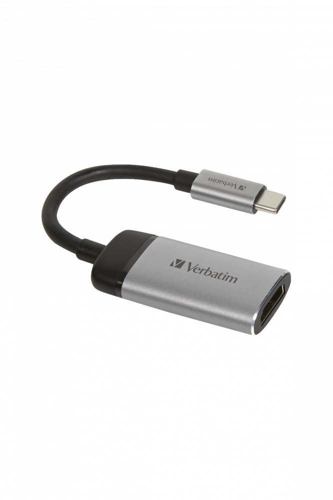 Verbatim Usb-C To Hdmi 4K Adapter - Usb 3.1 Gen 1 / Hdmi 10Cm Cable(49143)