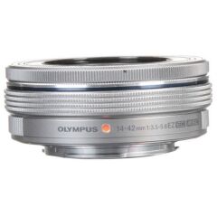 Olympus OM System 14-42mm Elektronik Zoom Pancake Gümüş Objektif
