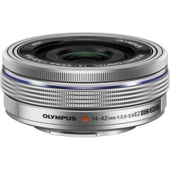 Olympus OM System 14-42mm Elektronik Zoom Pancake Gümüş Objektif