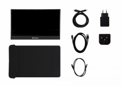 Verbatim Taşınabilir Monitör 14” FHD 1080P USB-C Plastik Kasa (49590)