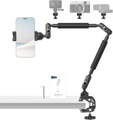NEEWER UA057 22'' (55 cm) Mafsallı Magic Arm Süper Kelepçe ve Telefon Tutucu Kiti