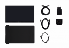 Verbatim Taşınabilir Monitör  Dokunmatik 15,6 1080P Usb-C Metal Kasa-(49592)