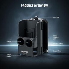 NEEWER BASICS AC015 Manyetik Kamera Montajı (DJI Osmo Pocket 3 Uyumlu, 180° Dönebilir)