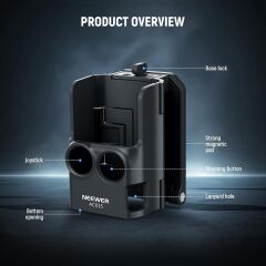 NEEWER BASICS AC015 Manyetik Kamera Montajı (DJI Osmo Pocket 3 Uyumlu, 180° Dönebilir)