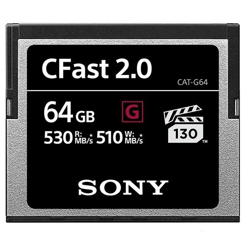 Sony 64GB CFast 2.0 CAT-G64 Bellek Kartı
