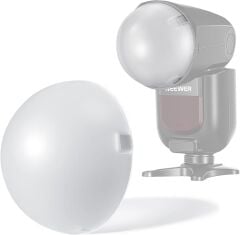 NEEWER M12 Manyetik Dome Difüzör (Z2PRO, Z2 ve Z1 Yuvarlak Kafa Flaşlar için)