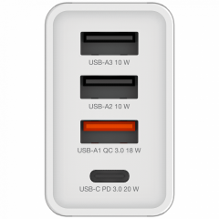 VERBATIM 49701 CHR-30EU2 USB-CHARGER 30W WHITE