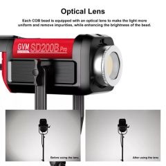 GVM Pro SD200B Bi-Color LED Video Işığı 65cm Lantern
