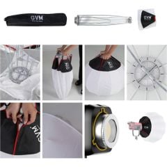 GVM Pro SD300B Bi-Color LED Video Işığı  65cm Lantern