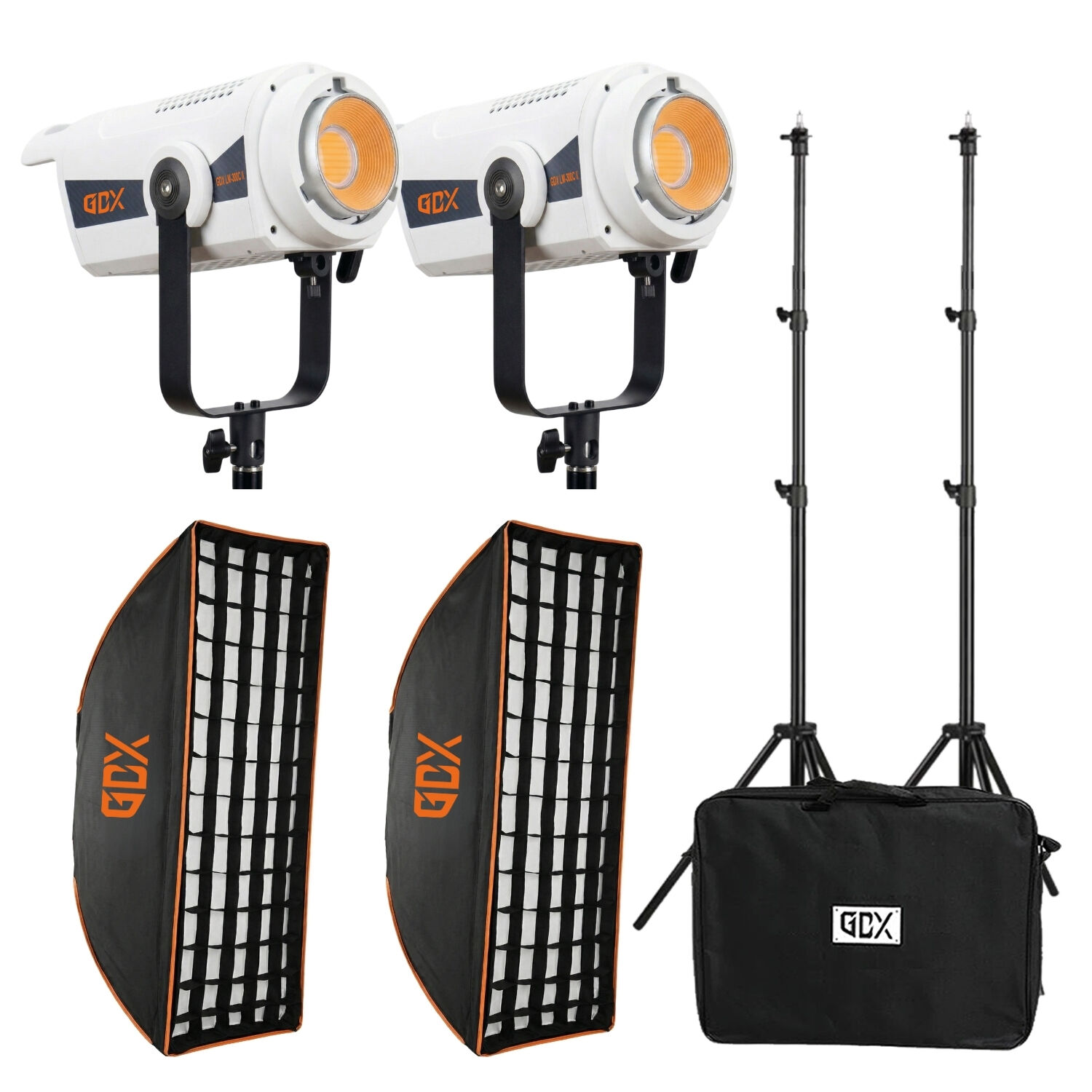 GDX LM-300C II İkili Set Video ve Fotoğraf Sürekli Işık